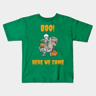 Boo ! Here We Come Kids T-Shirt